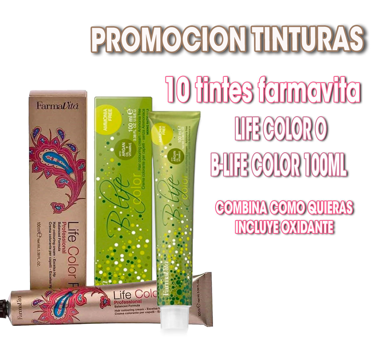 PACK PROMOCION TINTURAS BLIFE O LIFE COLOR