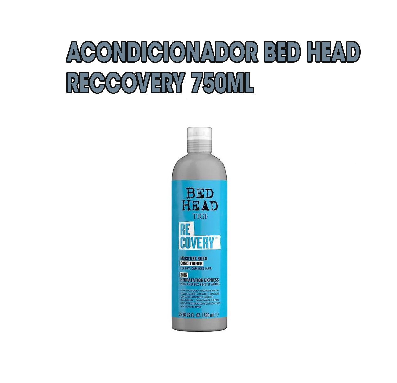 Acondicionador RECOVERY Bed Head TIGI 750 ML - Imagen 2