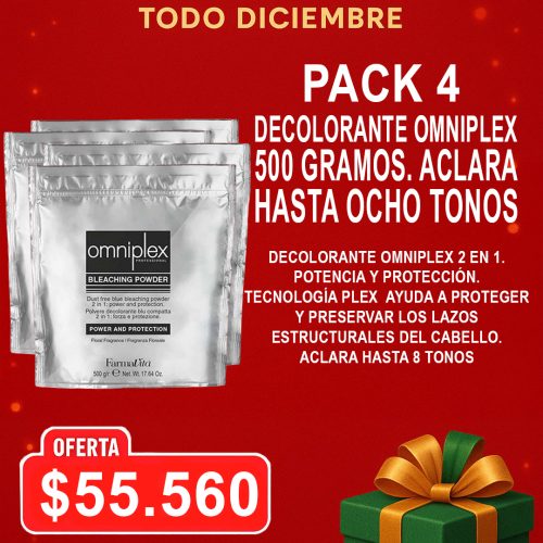 Ofertas Navidad pack 4 Decolorante Omnipolex 500 GR