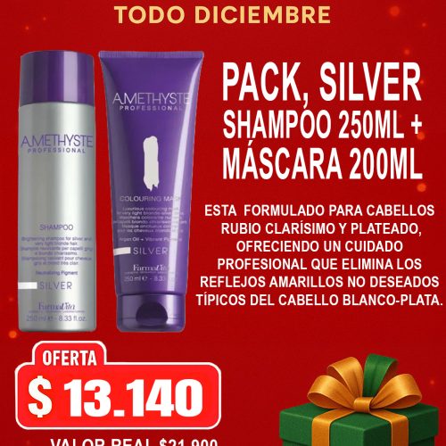 Ofertas Navidad Pack Silver Shampoo 200ml + Mascara 200ml SOW