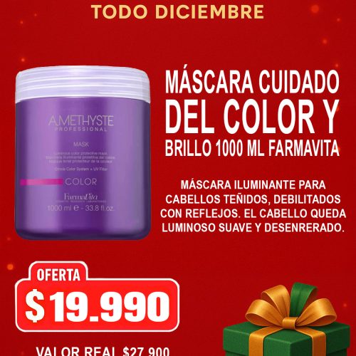 Ofertas Navidad Mascara cuidado color 500ml Farmavita
