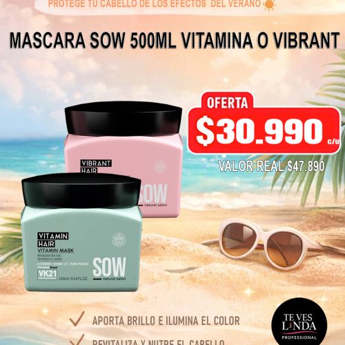 Oferta Verano Mascara SOW 500ML Vitamin o Vibrant