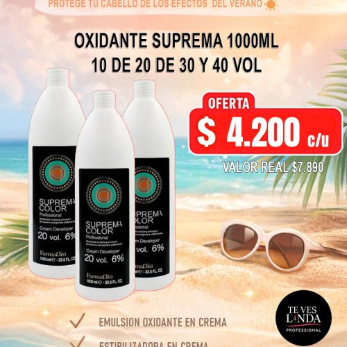 Oferta Verano Oxidante suprema 1000ml de 10 - 20 -30 y 40 VOL