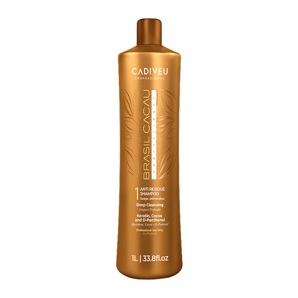 Shampoo Anti Residue Brasil Cacau paso 1