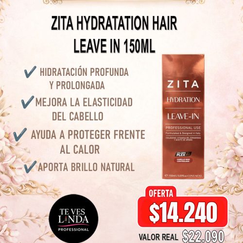 Oferta Marzo Zita leave in hydratation - 150ml