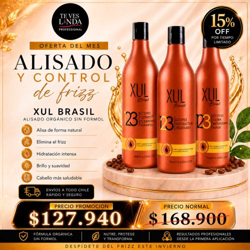 Oferta Mayo Alisado organico XUL BRASIL