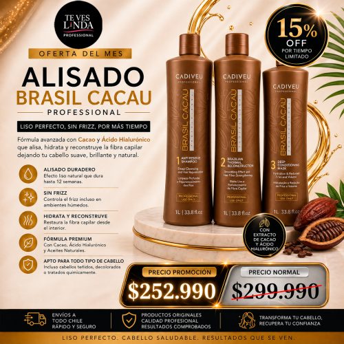 Oferta Mayo Alisado Brasil Cacau