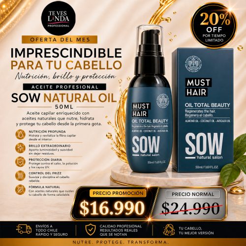 Oferta Mayo Aceite Natural SOW